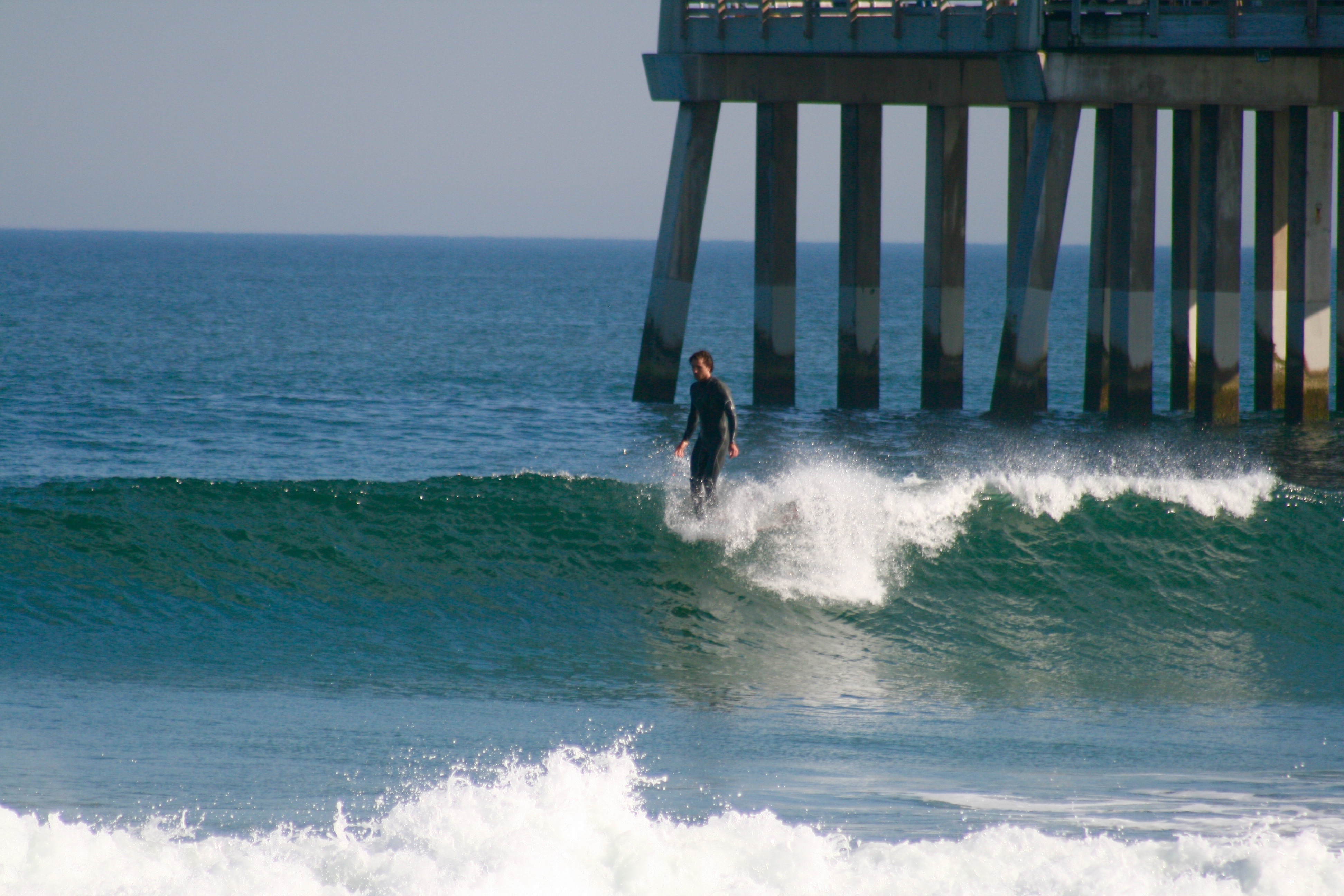 Traditional Surfing With Evan Micele Surf Adventure Evan Micele Surfing A Longboard In Virginia Beach